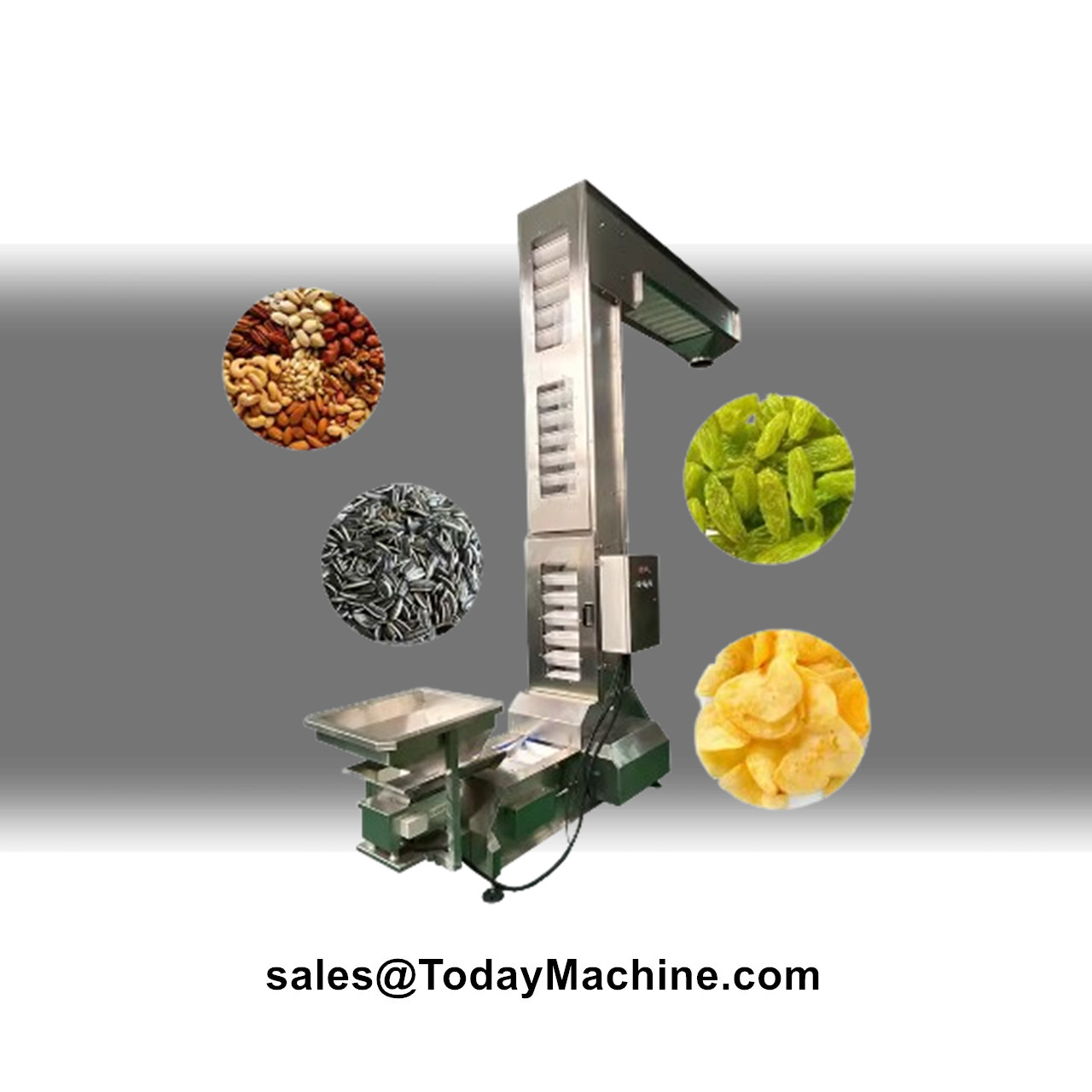 Food Z - Stainless Steel Z Bucket Elevator Conveyor