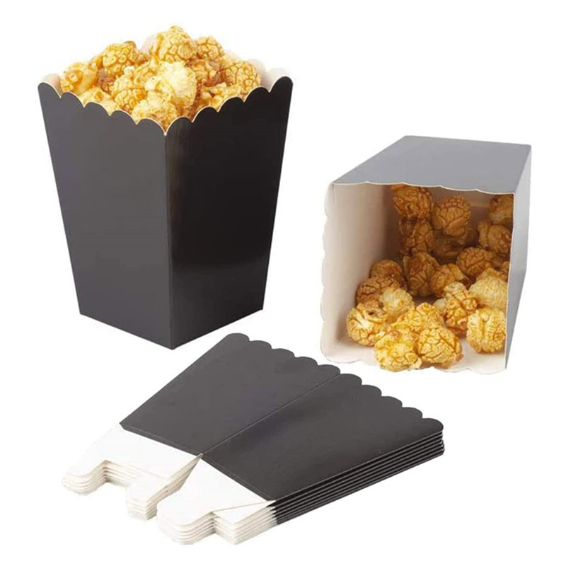 Food Snacks For Kids Party - 12pcs Paper Candy Cartons Popcorn Box