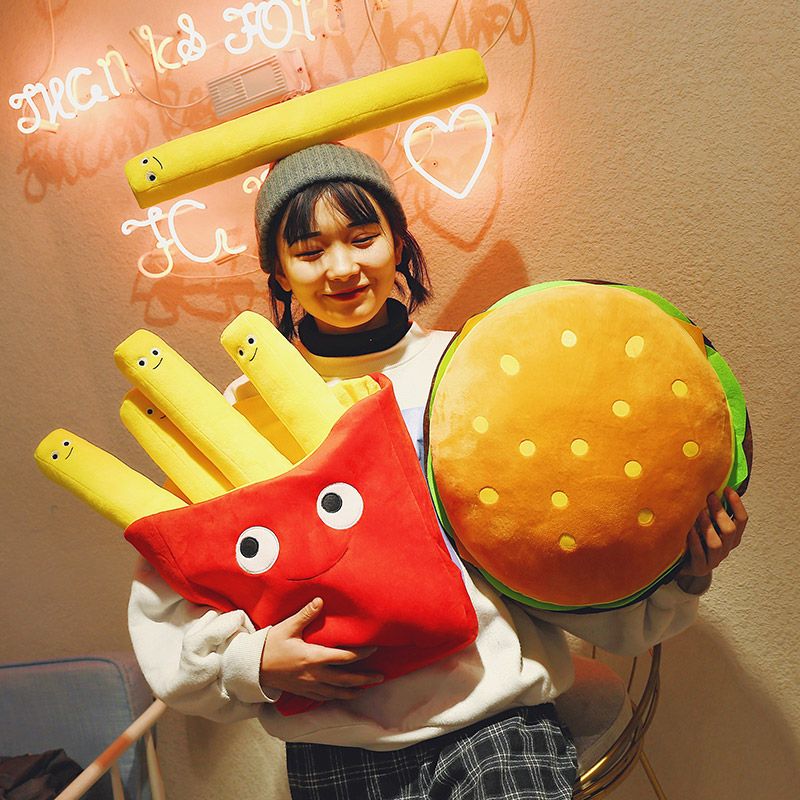 Hamburg French Fries Plush Sna - Foody Snacks ulasan dan harga