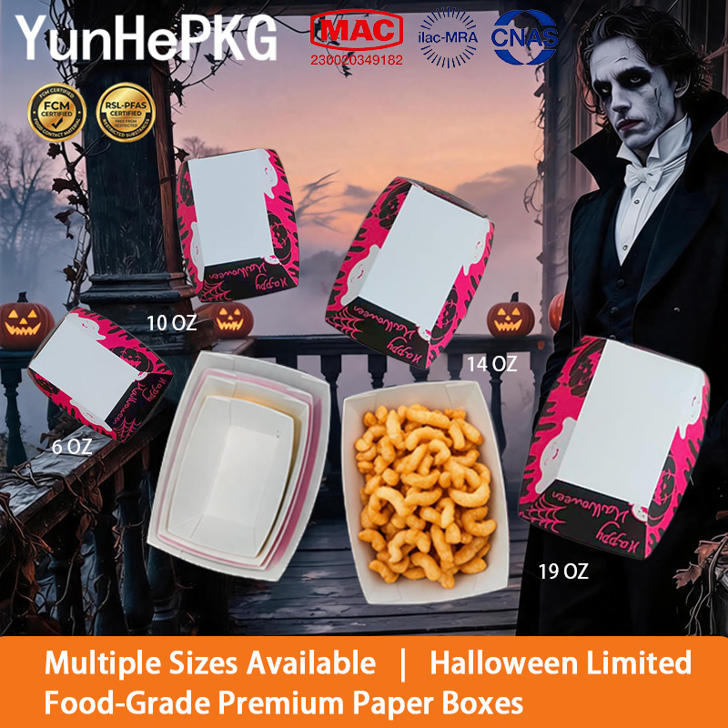 YunHePKG 100PCS Halloween Pape - Food Snacks That Are Black ulasan dan harga