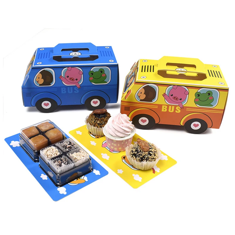 6PCS Gift Box Packaging Handle - Food Snacks For Kids Party ulasan dan harga