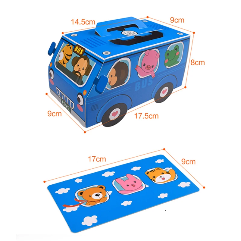 6PCS Gift Box Packaging Handle - Food Snacks For Kids Party ulasan dan harga