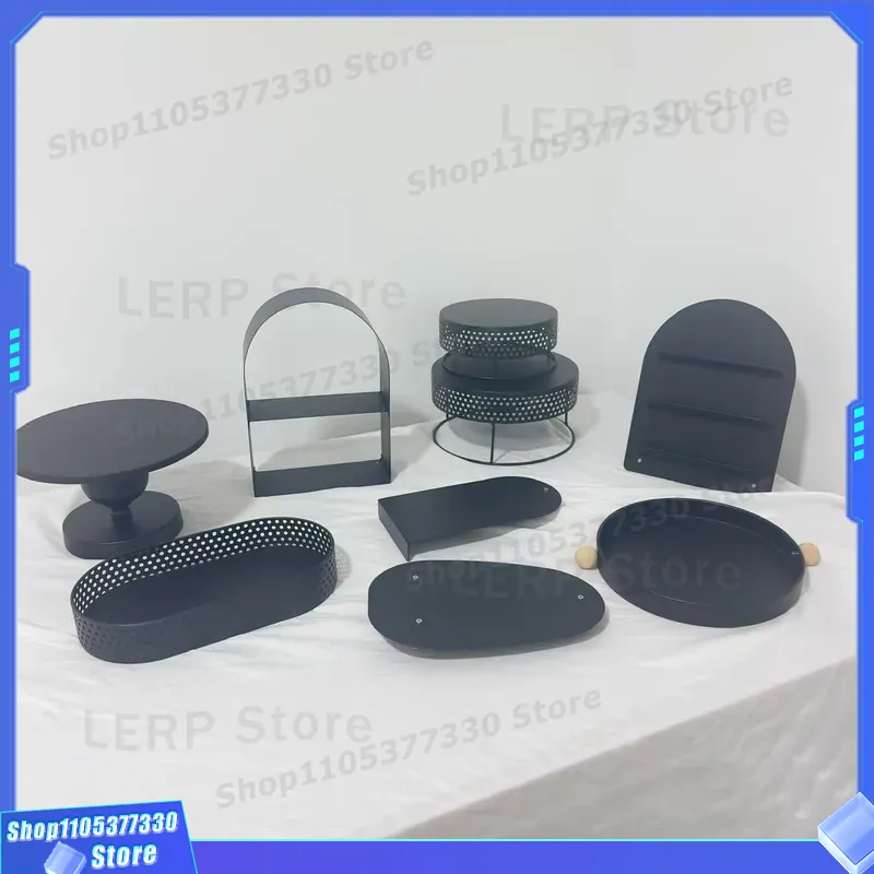 Black Metal Cake Stand for Wed - Food Snacks That Are Black ulasan dan harga