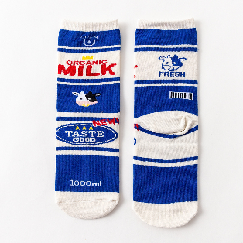 1 Pair Fashion Women Sock Funn - Food In Japanese Snacks ulasan dan harga