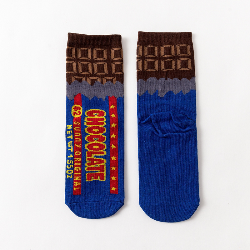 1 Pair Fashion Women Sock Funn - Food In Japanese Snacks ulasan dan harga