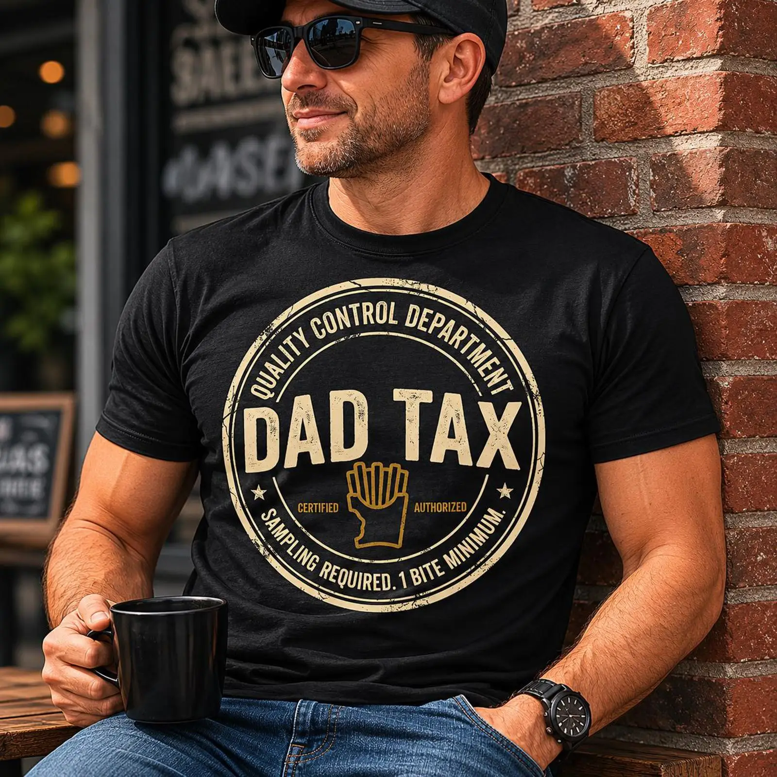 Dad Tax T Shirt Funny Foodie S - Foody Snacks ulasan dan harga