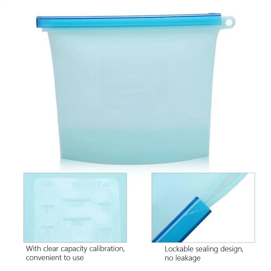 1000ml Reusable Silicone Food  - Food Z ulasan dan harga