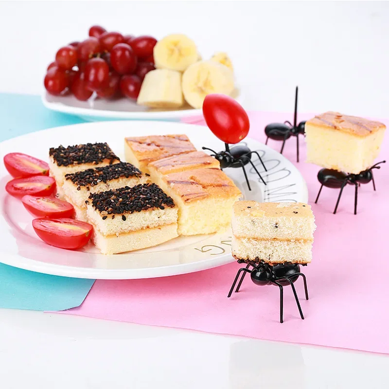 112Pcs/Set Black Ants Toothpic - Food Snacks That Are Black ulasan dan harga