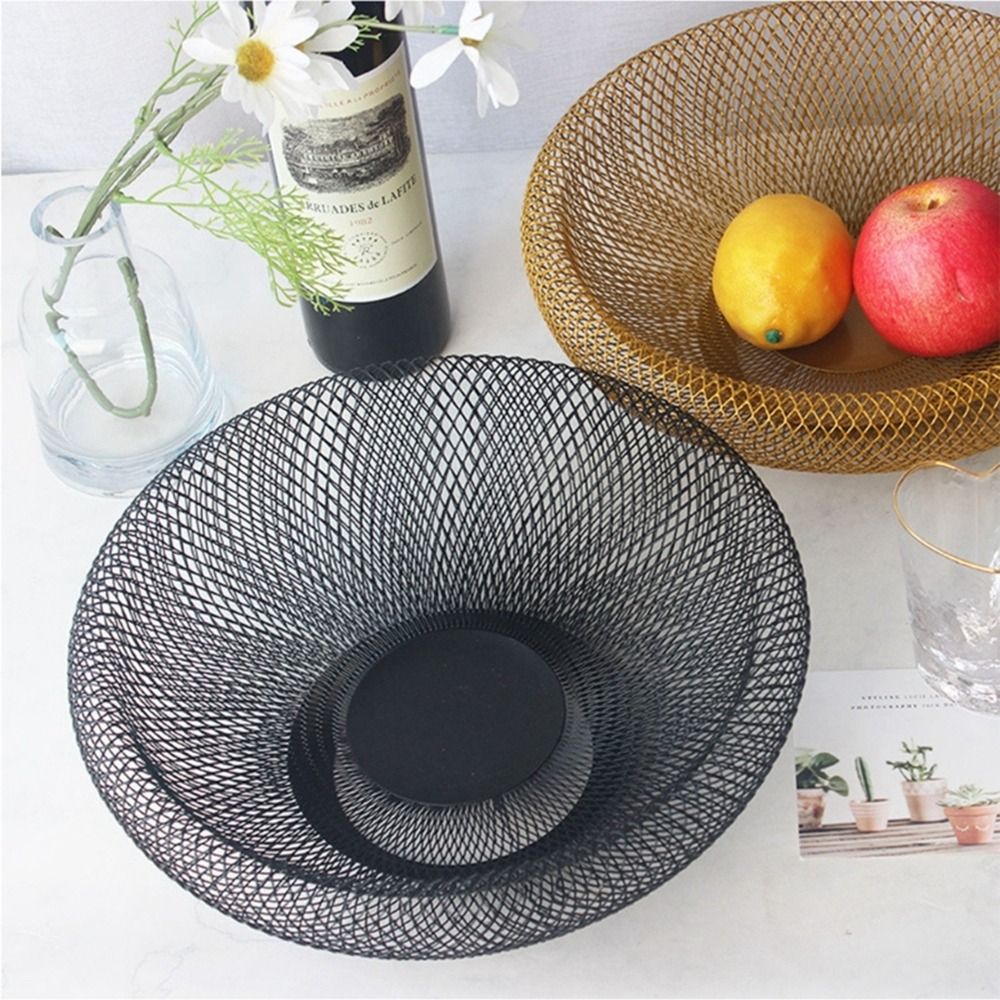 Black/Gold Iron Art Fruit Bask - Food Snacks That Are Black ulasan dan harga