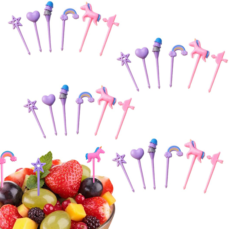 Fruit Forks for Kids Children  - Food Snacks For Kids Party ulasan dan harga