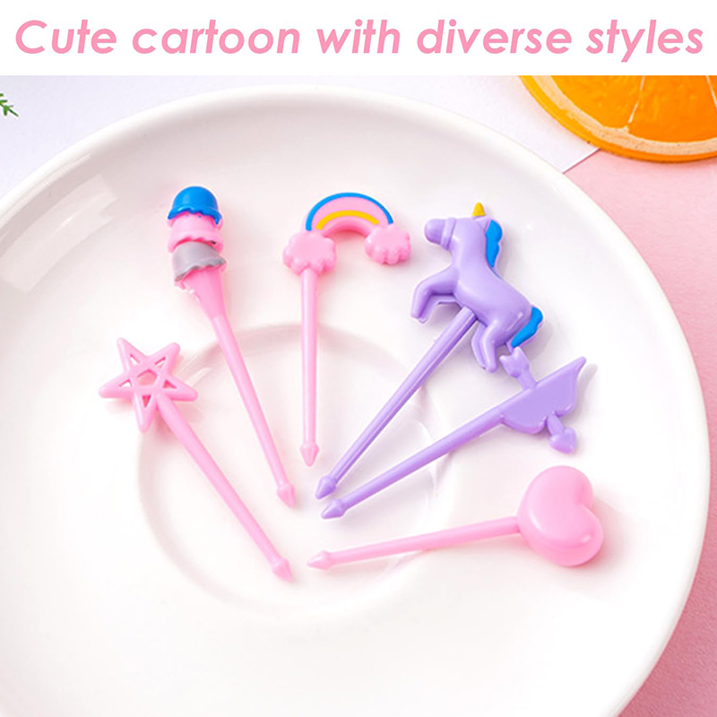 Fruit Forks for Kids Children  - Food Snacks For Kids Party ulasan dan harga