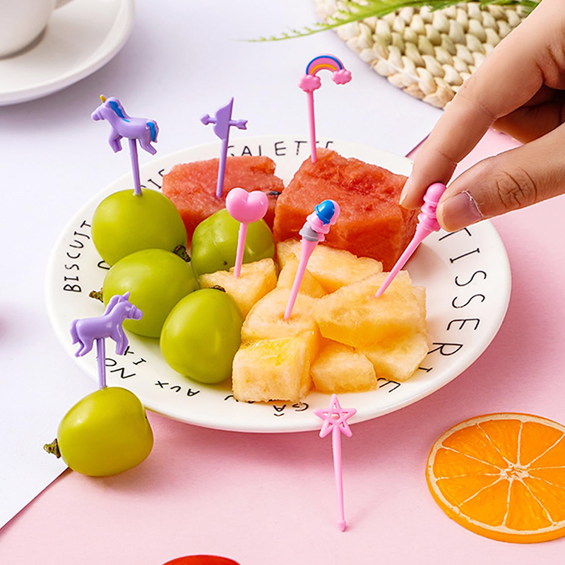 Fruit Forks for Kids Children  - Food Snacks For Kids Party ulasan dan harga