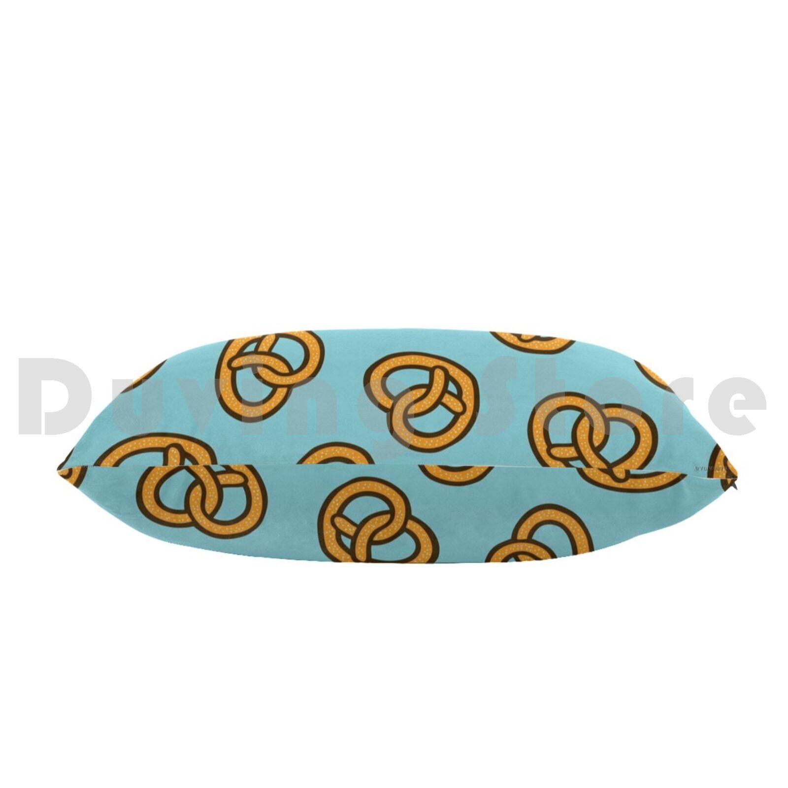 I Heart Pretzels Pattern Pillo - Foody Snacks ulasan dan harga