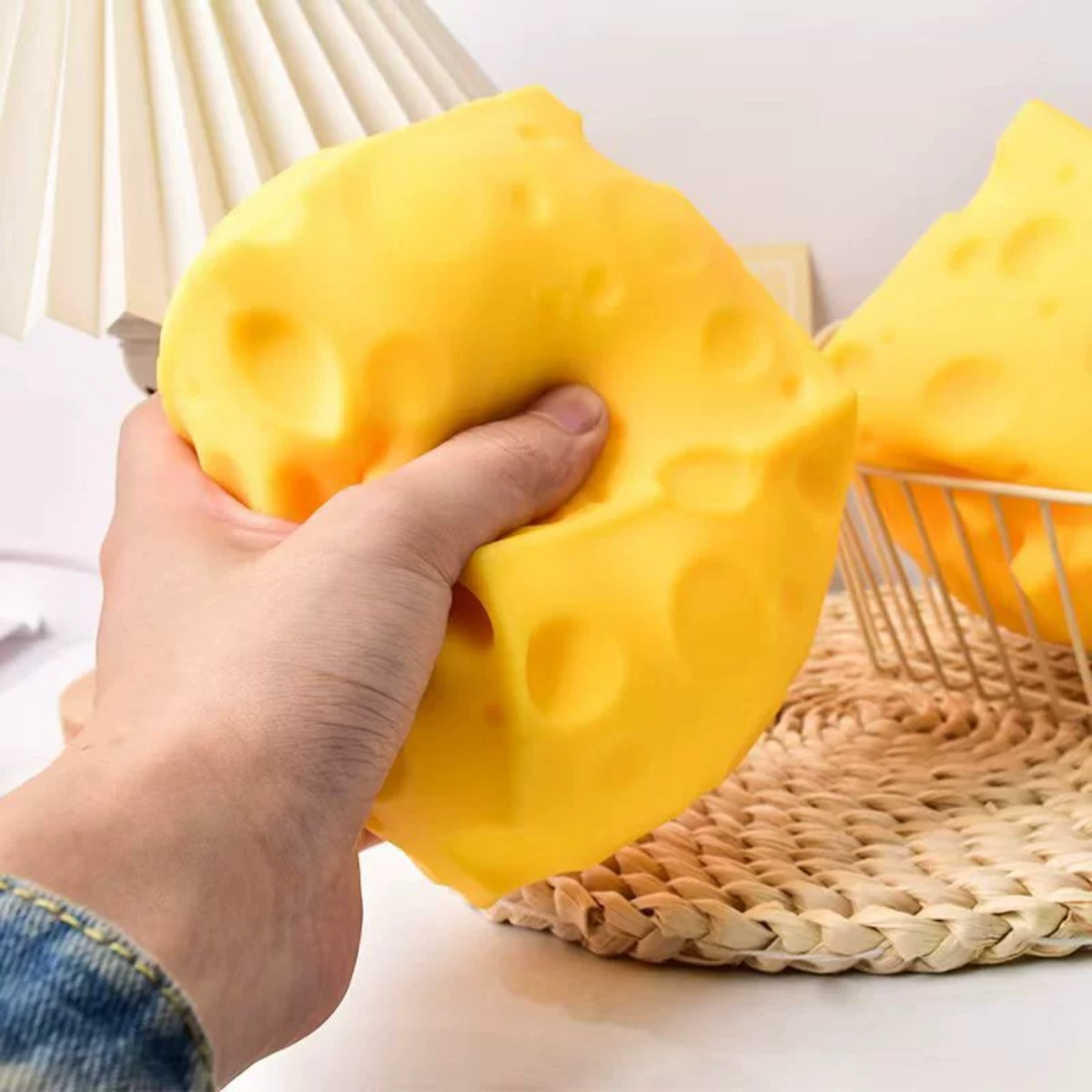 Cheese Stress Ball Squishy Toy - Food & Snacks Coloring Book Bold & Easy Pdf ulasan dan harga