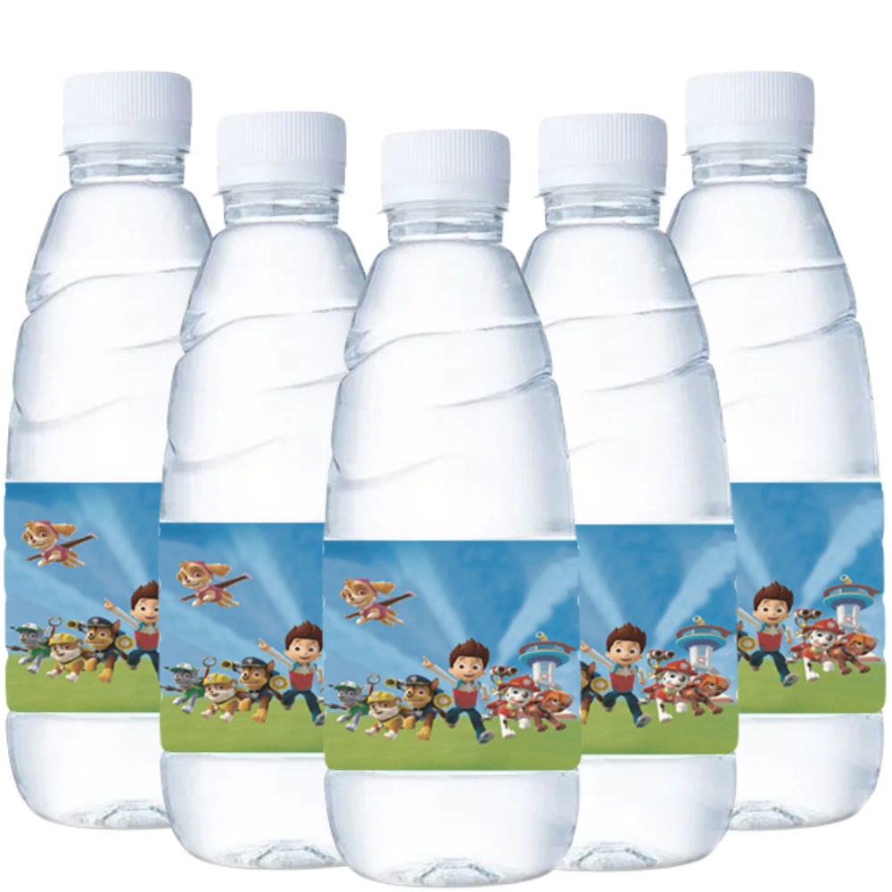Paw Patrol Water Bottle Labels - Candy Sour Strip ulasan dan harga