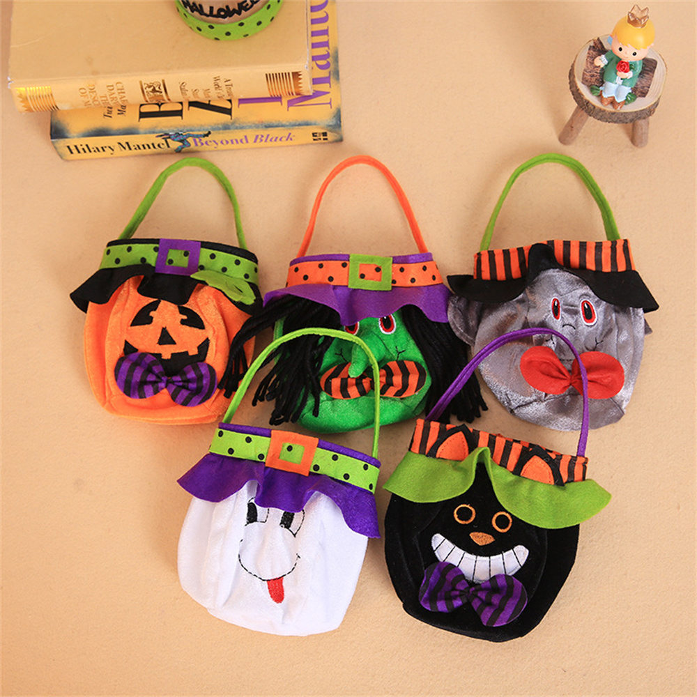 Halloween Gift Bags Cute Pumpk - Food Snacks For Kids Party ulasan dan harga