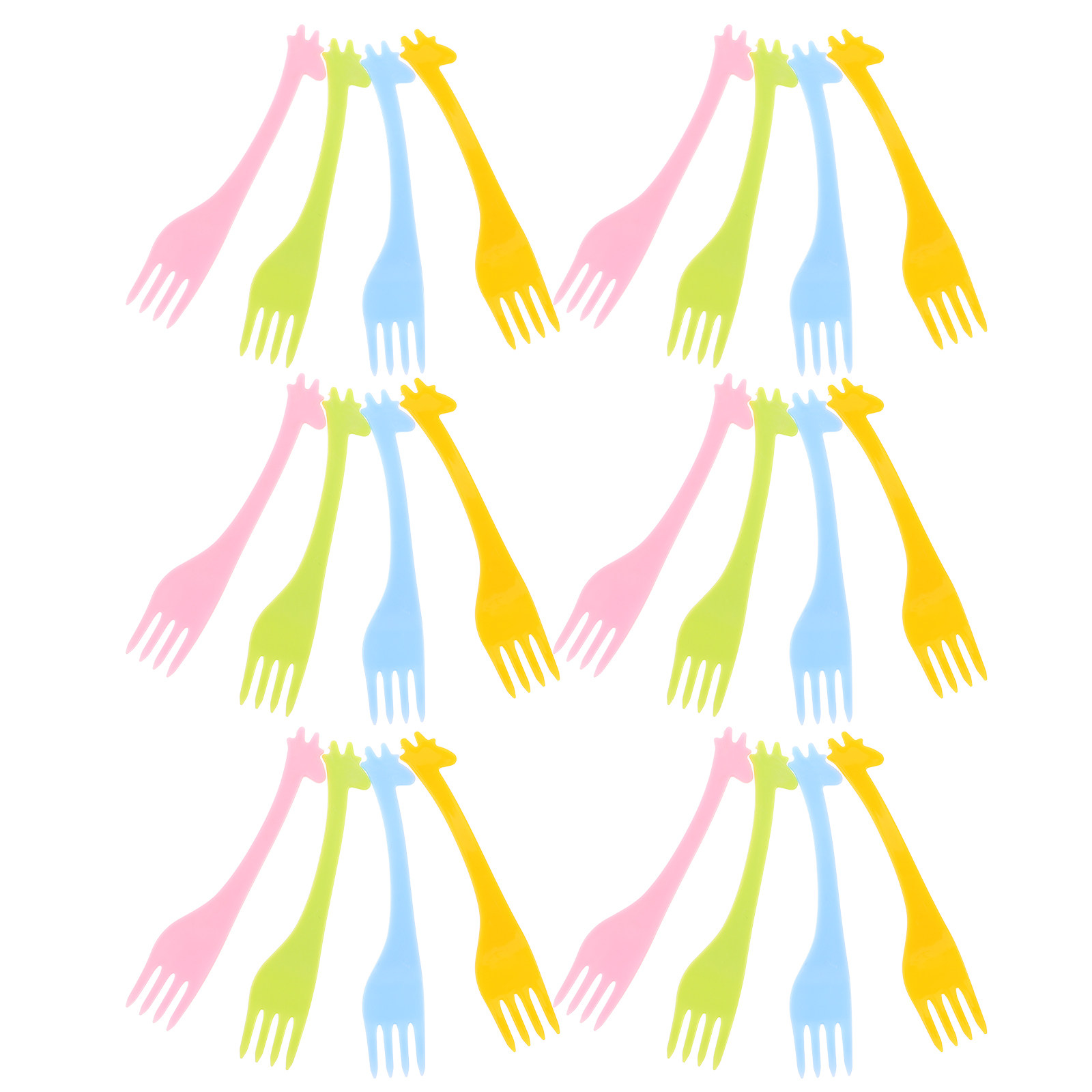 100pcs Creative Fruit Forks Mi - Food Snacks For Kids Party ulasan dan harga