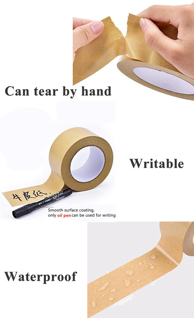 Kraft Paper Tape 50mm*23M Gumm - Candy Sour Strip ulasan dan harga